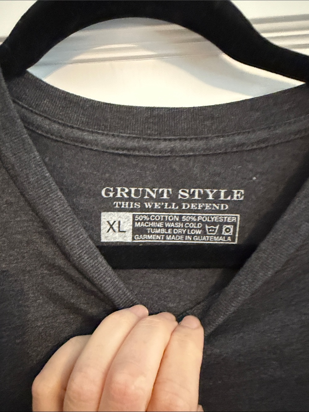 Grunt Style Dark Gray Eagle Graphic Short Sleeve Tee - Picture 2 of 6